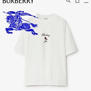 NWOT Burberry Rose Cotton t-shirt